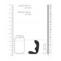 Vibratore per prostata Pointed Vibrating Prostate Massager with Remote Control Black
