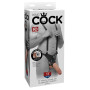 Strap on imbragatura con fallo vaginale realistico king kock dildo flesh