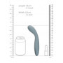 Vibratore vaginale Ultra Soft Silicone G-Spot Vibrator Basalt Grey