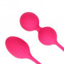 Plline vaginali 2 Piece Thumping Kegel Ball Set Wild Strawberry