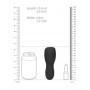 Masturbatore maschile vibrante Vibrating Masturbator Sleeve Licorice Black