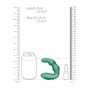 Vibratore anale per prostata Bent Vibrating Prostate Massager with Remote Control Metallic Green