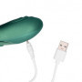 Vibratore anale per prostata Bent Vibrating Prostate Massager with Remote Control Metallic Green