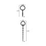 Dilatatore uretrale Penis Plug Set Small 2 pcs