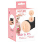 Masturbatore maschile Nature Skin Pussy & Ass Masturbator