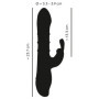 Vibratore vaginale Rabbit Vibrator with 3 Moving Rings