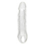 Guaina fallica con anello con anello per testicoli Clear Extension 5.5 In