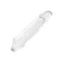 Guaina fallica con anello con anello per testicoli Clear Extension 5.5 In