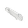 Guaina fallica con anello con anello per testicoli Clear Extension 5.5 In