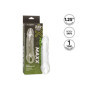 Guaina fallica con anello con anello per testicoli Clear Extension 5.5 In