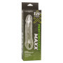 Guaina fallica con anello con anello per testicoli Clear Extension 5.5 In
