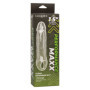 Guaina fallica con anello per testicoli Clear Extension 6.5 In
