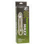 Guaina fallica con anello per testicoli Clear Extension 7.5 In