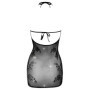 Mini abito con strass e ricami