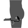 Vibratore anale Cock and Ball Ring with a RC Butt Plug