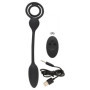 Vibratore anale Cock and Ball Ring with a RC Butt Plug