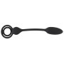 Vibratore anale Cock and Ball Ring with a RC Butt Plug
