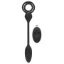 Vibratore anale Cock and Ball Ring with a RC Butt Plug