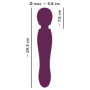 Stimolatore vaginale grande wand viola