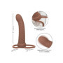 vibratore rechargeable ribbed dual penetrator