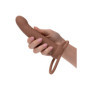 vibratore rechargeable ribbed dual penetrator