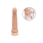 vibratore rechargeable ribbed dual penetrator