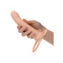 vibratore rechargeable ribbed dual penetrator