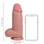 Dildo Extra Thick Straight with Balls 23 cm