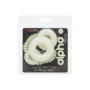 CalExotics Alpha Glow-In-The-Dark Liquid Silicone 3 Ring Set