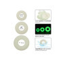 CalExotics Alpha Glow-In-The-Dark Liquid Silicone 3 Ring Set