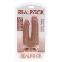 Double Trouble Dildo 5"/6" - 12,7/15,2 cm - Tan