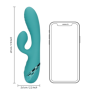 Vibratore rabbit inflatable vibrator