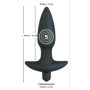 Plug vibrante Black Velvets medium