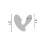 Vibratore succhia clitoride indossabile stimolatore vaginale Xocoon DuoVibe
