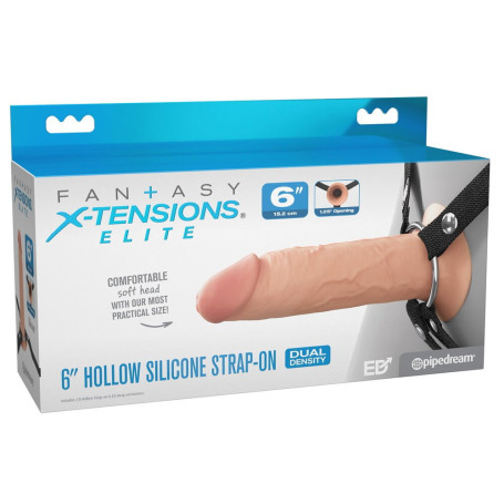 Fallo realistico indossabile pene strap-on 6" Fantasy x-tensions Elite