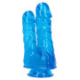 Fallo realistico jelly doppio con ventosa Caino e Abele Toyz4Lovers
