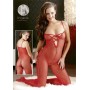 Mandy Mystery Bodystocking catsuit rossa