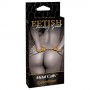 MANETTE DORATE FETISH FANTASY GOLD METAL CUFFS