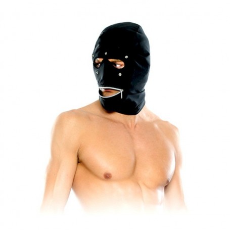 Maschera bondage extreme zipper head hood