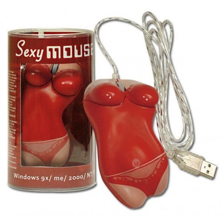 Sexy mouse usb red lingerie idea regalo