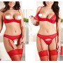 strip set rosso cottelli collection intimo sexy red