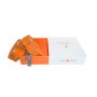 Manette soft bondage beginners vera pelle made in Italy Orange