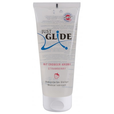 Lubrificante sessuale waterbased medical lubricant just glide fragola 50 ml