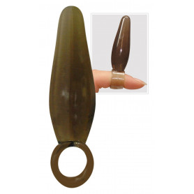 Fallo Anale Finger plug bulk smoke black dildo