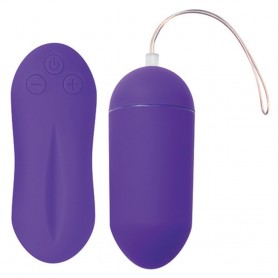 Ovulo vaginale con vibrazione pleasure shiver Large purple