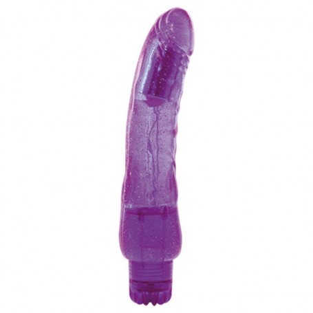 Vibratore jammy jelly bright glitter purple vibro