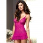 BABYDOLL LACE  AND RUFFLE PINK