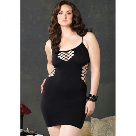 ABITO PLUS SIZE OPAQUE BLACK