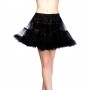 SOTTOGONNA RUFFLE BLACK