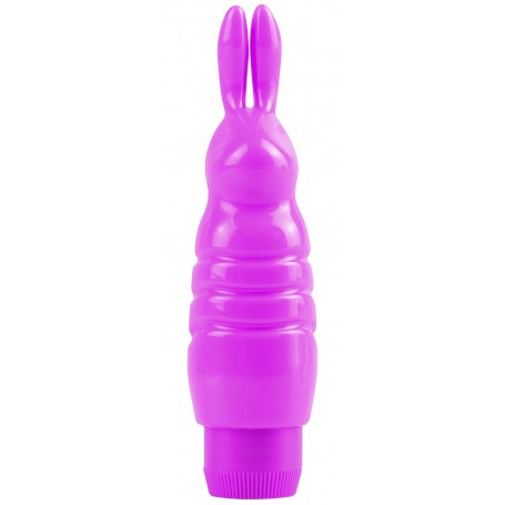 Vibratore neon rabbit luv purple touch
